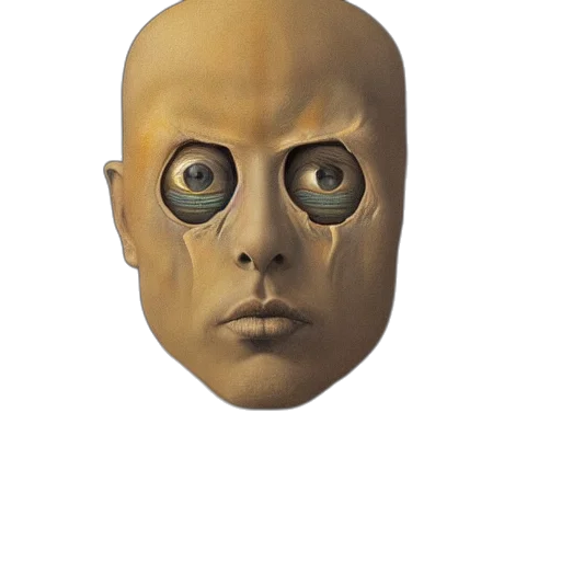 mask, face, creature, robot transparent PNG cut-out