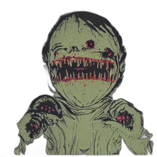 creature, mask, staff, face transparent PNG cut-out