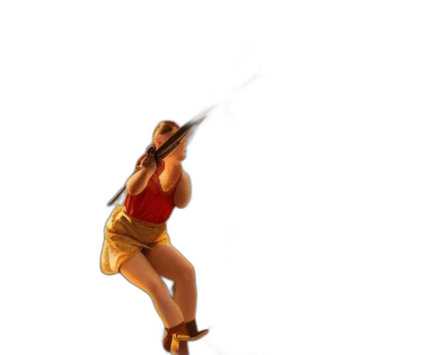 staff, sword, weapon, concept art, 3d render, pixel art, fantasy art, fire transparent PNG cut-out