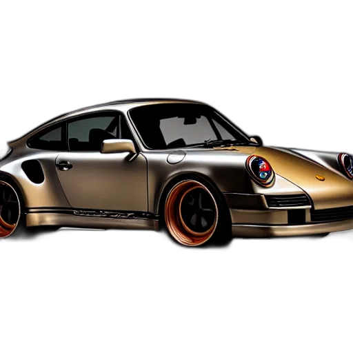 car, photorealistic, concept art, 3d render transparent PNG cut-out