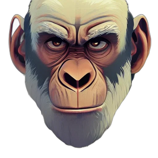 face, animal, mask, creature transparent PNG cut-out