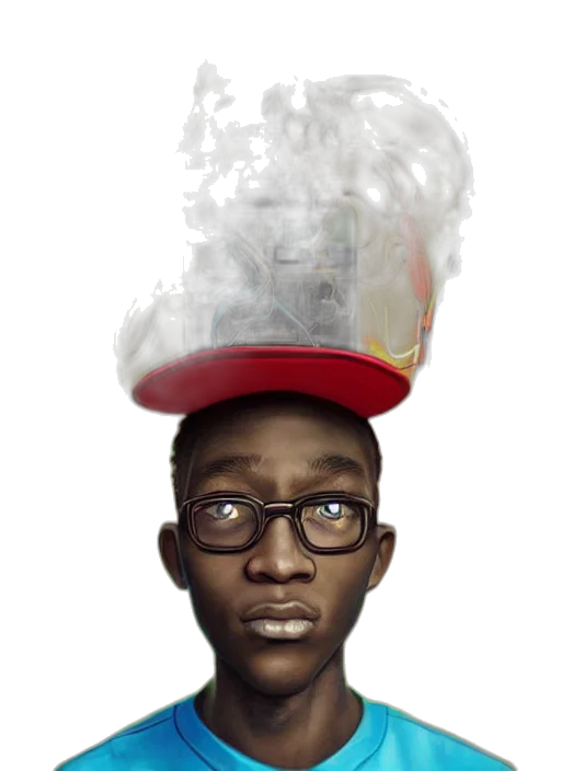 hat, face, crown, staff, concept art, cartoon, photorealistic, fantasy art transparent PNG cut-out