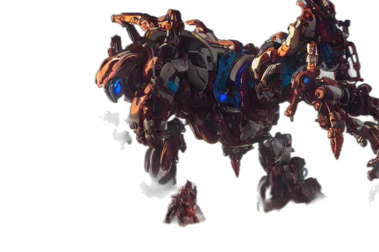 robot, weapon, dragon, concept art transparent PNG cut-out