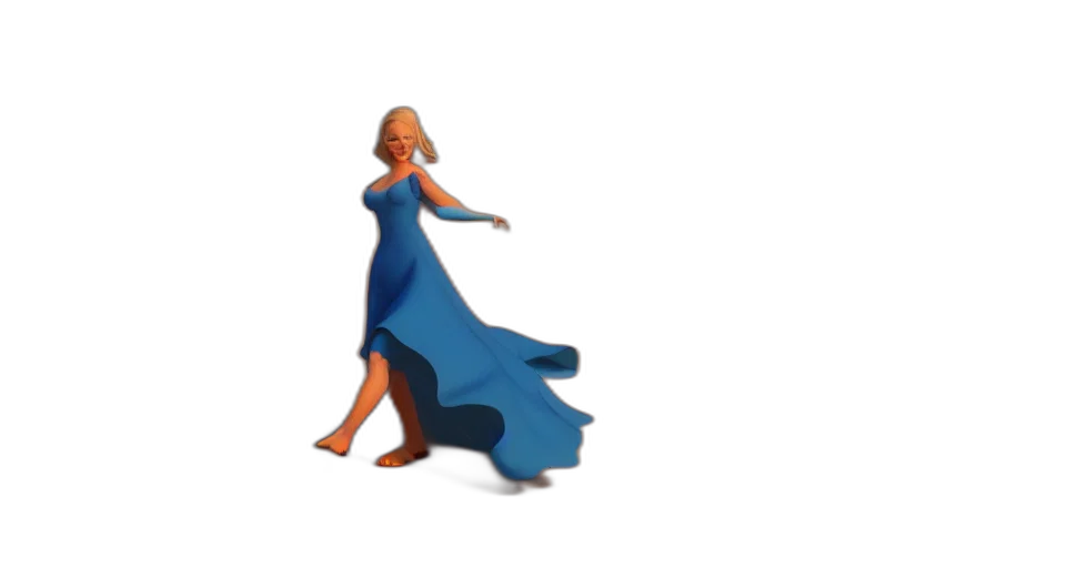 dress, jewelry, concept art, 3d render, pixel art, fantasy art, outer space, blue transparent PNG cut-out