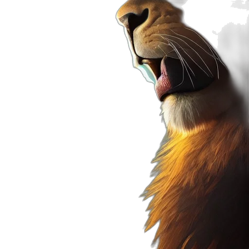 animal, creature, crown, concept art transparent PNG cut-out
