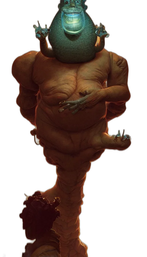 creature, animal, staff, face transparent PNG cut-out