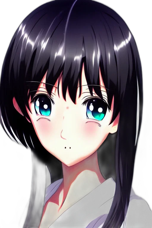 face, robot, staff, hair, anime, photorealistic, 3d render, cartoon transparent PNG cut-out