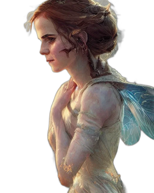dress, face, concept art, fantasy art transparent PNG cut-out