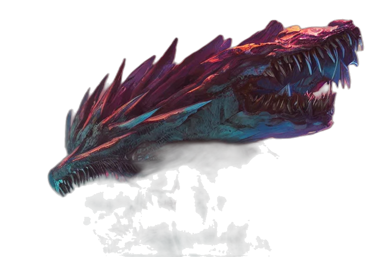 dragon, creature, animal, weapon transparent PNG cut-out