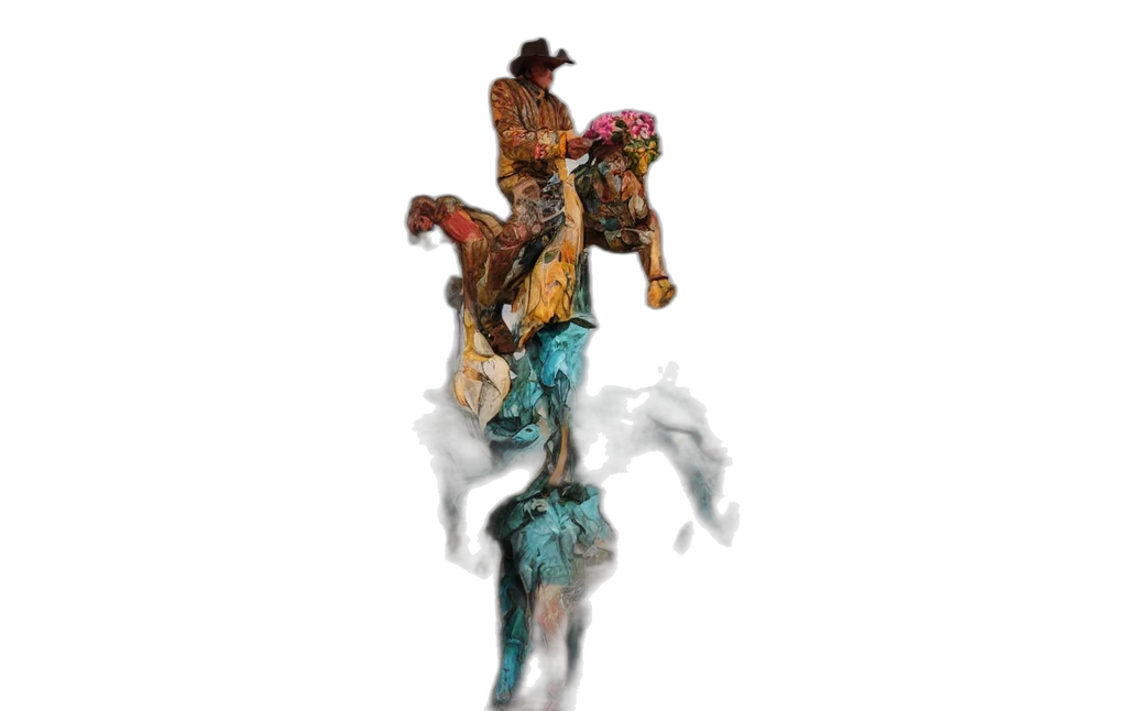 animal, staff, hat, robot transparent PNG cut-out