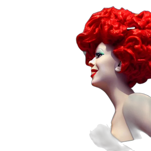 crown, hair, photorealistic, 3d render transparent PNG cut-out
