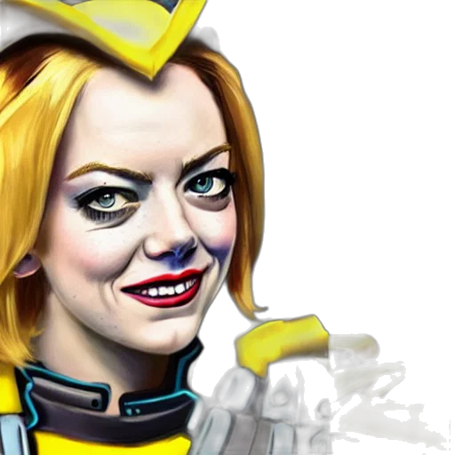 face, comic book art, concept art, fantasy art transparent PNG cut-out