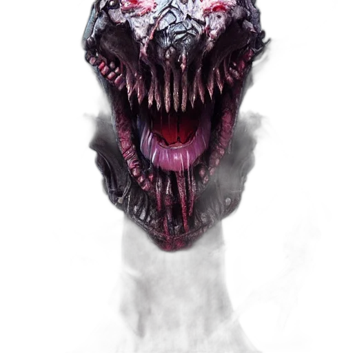 dragon, creature, mask, face, concept art, fantasy art, photorealistic, 3d render transparent PNG cut-out