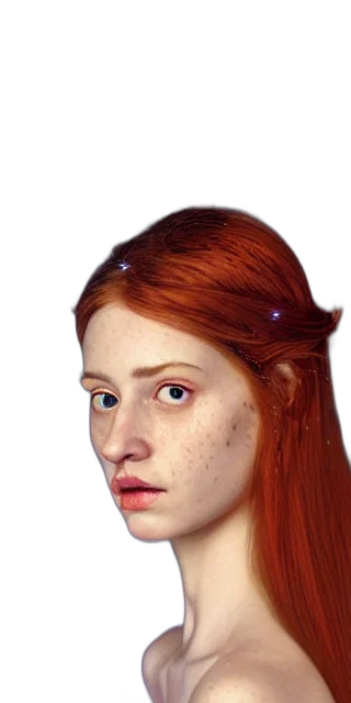 crown, face, hair, staff, photorealistic, 3d render, concept art, fantasy art transparent PNG cut-out