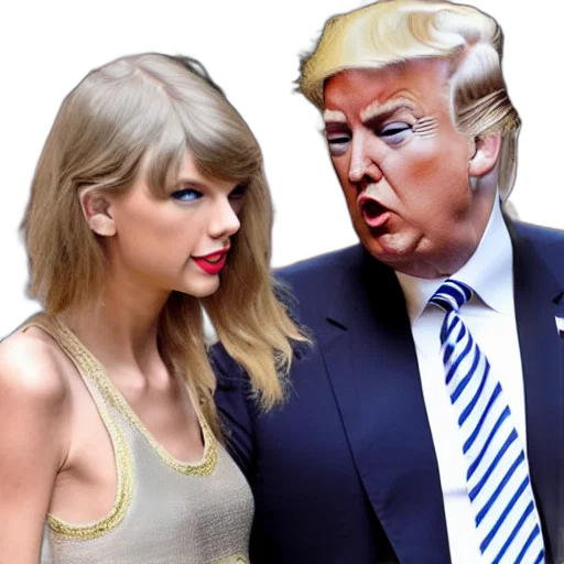 taylor, swift, arrests, donald, trump transparent PNG cut-out