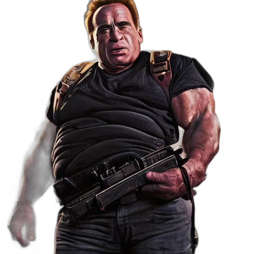 weapon, staff, animal, robot transparent PNG cut-out