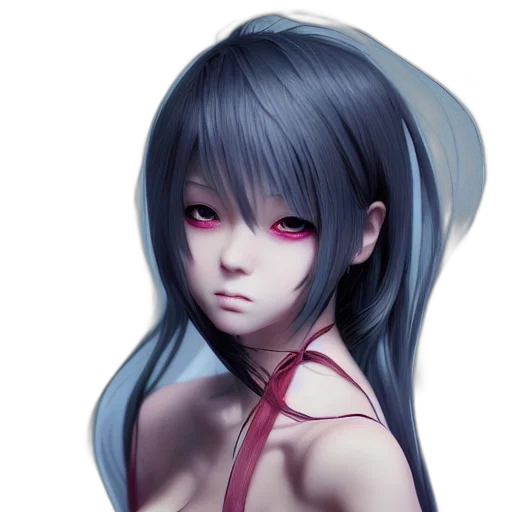 face, photorealistic, 3d render, concept art transparent PNG cut-out