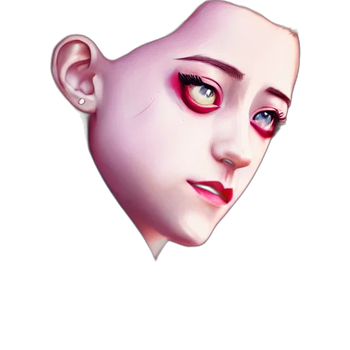 face, mask, robot, creature transparent PNG cut-out