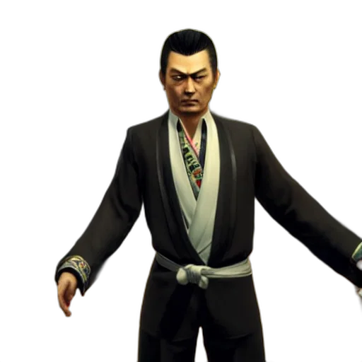 staff, jacket, concept art, 3d render, orban, viktor, yakuza, kiwami transparent PNG cut-out