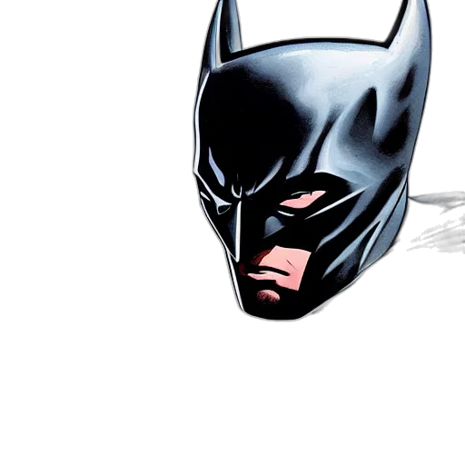 mask, comic book art, concept art, photorealistic, cartoon, gigantic, portrait, futuristic transparent PNG cut-out