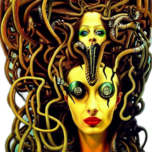 hair, mask, creature, comic book art transparent PNG cut-out