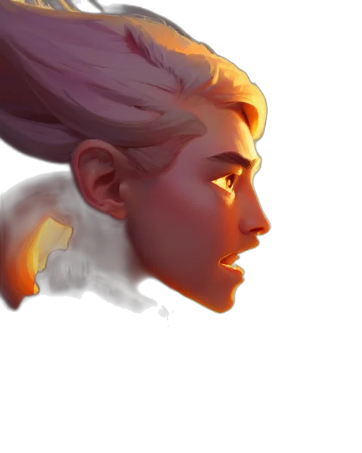 face, dragon, creature, fantasy art transparent PNG cut-out