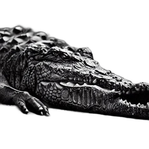 dragon, animal, creature, weapon, photorealistic, concept art, 3d render, crocodile transparent PNG cut-out