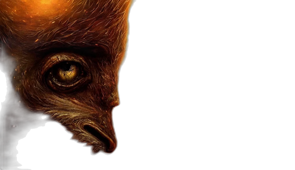 animal, face, mask, creature, photorealistic, concept art, 3d render, fantasy art transparent PNG cut-out