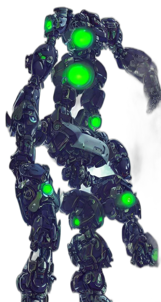 robot, weapon, staff, sword transparent PNG cut-out