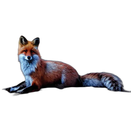 animal, creature, staff, furniture, concept art, photorealistic, 3d render, fox transparent PNG cut-out