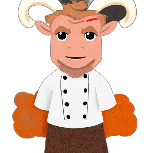 animal, staff, face, food, cartoon, 3d render, concept art, portrait transparent PNG cut-out
