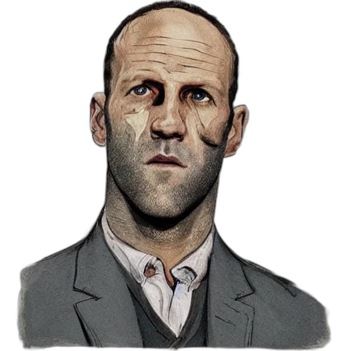 face, jacket, mask, photorealistic transparent PNG cut-out