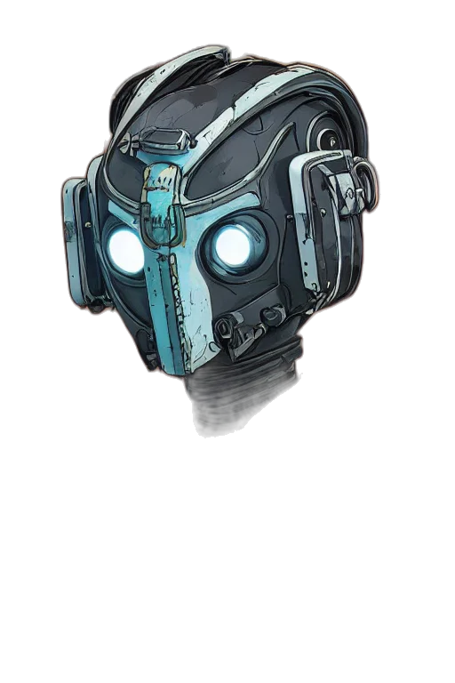 mask, robot, weapon, face transparent PNG cut-out