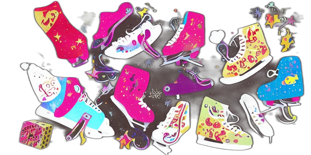 shoes, jewelry, concept art, 3d render transparent PNG cut-out