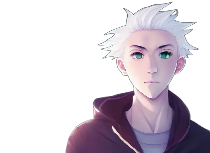 face, staff, jacket, pixel art transparent PNG cut-out