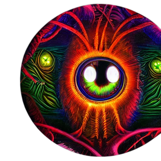mask, face, creature, hat, concept art, fantasy art, 3d render, comic book art transparent PNG cut-out