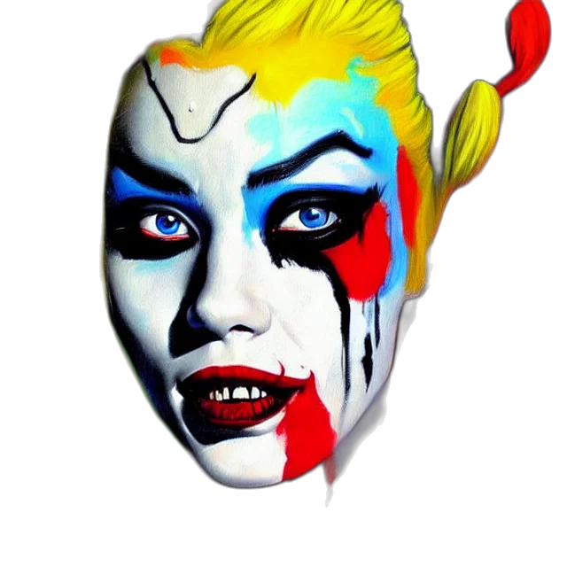 mask, face, comic book art, photorealistic transparent PNG cut-out