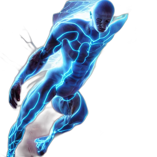 concept art, comic book art, 3d render, fantasy art, blue, photography, hyper, realistic transparent PNG cut-out