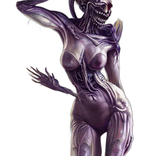 creature, robot, mask, dress, concept art, fantasy art, 3d render, comic book art transparent PNG cut-out