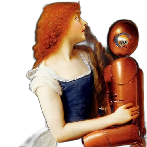 robot, dress, bottle, concept art transparent PNG cut-out