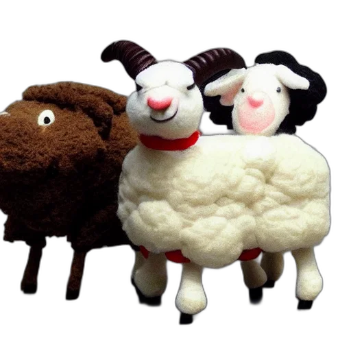 animal, 3d render, chef, gordon, ramsay, ram, sheep, horns transparent PNG cut-out