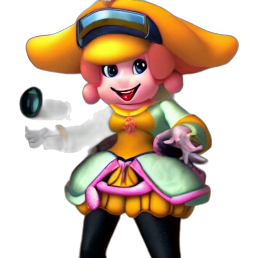 staff, weapon, hat, dress, 3d render, concept art, pixel art, cartoon transparent PNG cut-out
