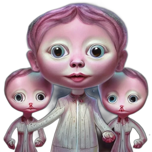 face, staff, 3d render, concept art transparent PNG cut-out