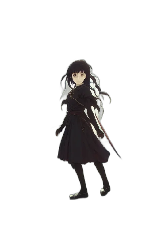 dress, staff, sword, weapon transparent PNG cut-out