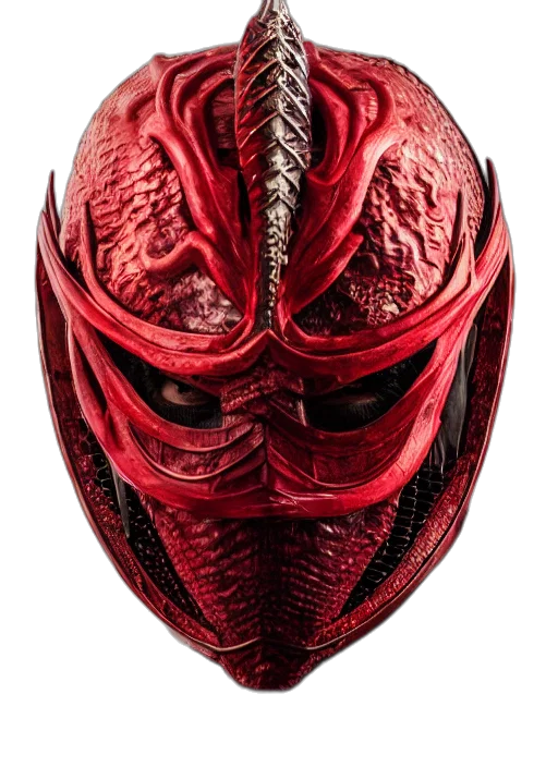 mask, creature, dragon, face, concept art, red, portrait, targaryen transparent PNG cut-out