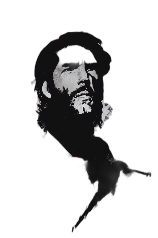 face, animal, jacket, staff, photorealistic, comic book art, cartoon, pixel art transparent PNG cut-out
