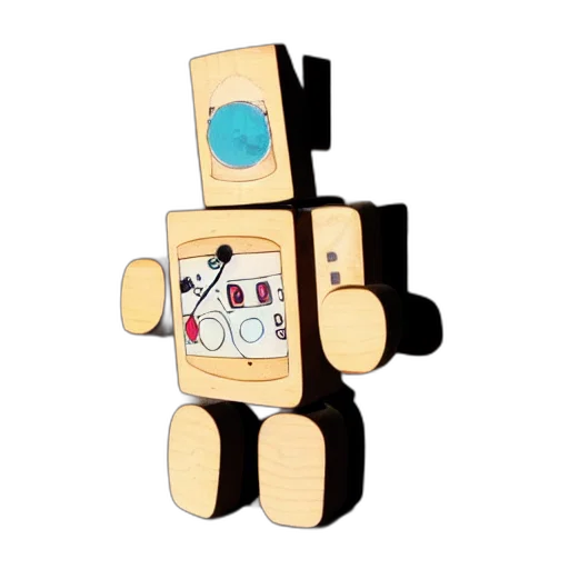 robot, 3d render, cartoon, concept art, pixel art, artiste, intricate, cute transparent PNG cut-out