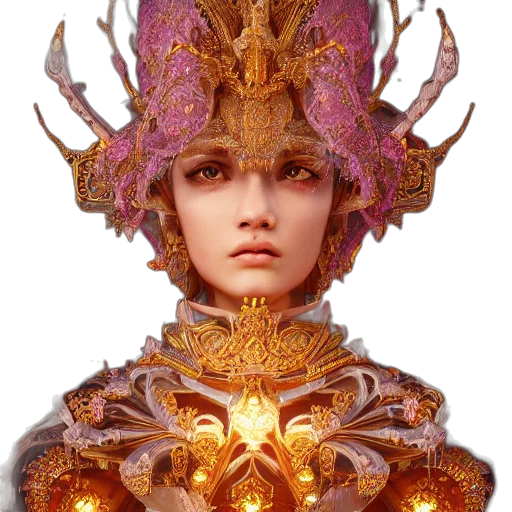 crown, mask, hat, jewelry, fantasy art, concept art, 3d render, photorealistic transparent PNG cut-out