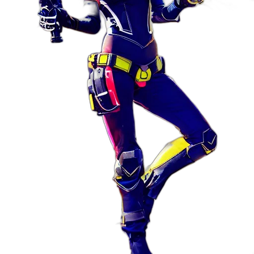 robot, staff, weapon, jacket transparent PNG cut-out