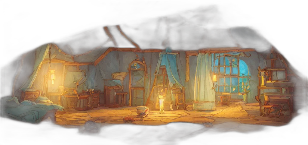furniture, concept art, watercolor, fantasy art transparent PNG cut-out